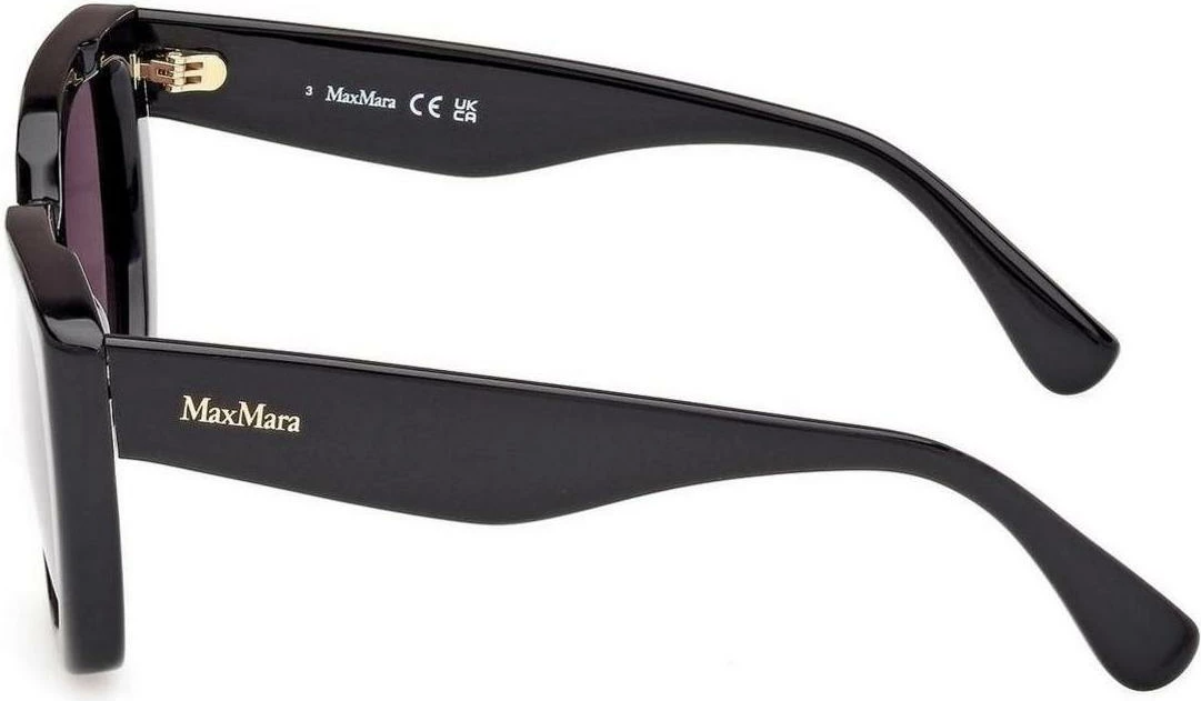 Syze dielli Max Mara GLIMPSE4 MM0090 01A, të zeza [Madhësia: 54]
