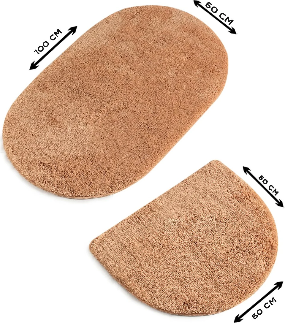 Set tapetash për banjo, akrilik, 2 copë, ngjyrë portokalli, Mijolnir