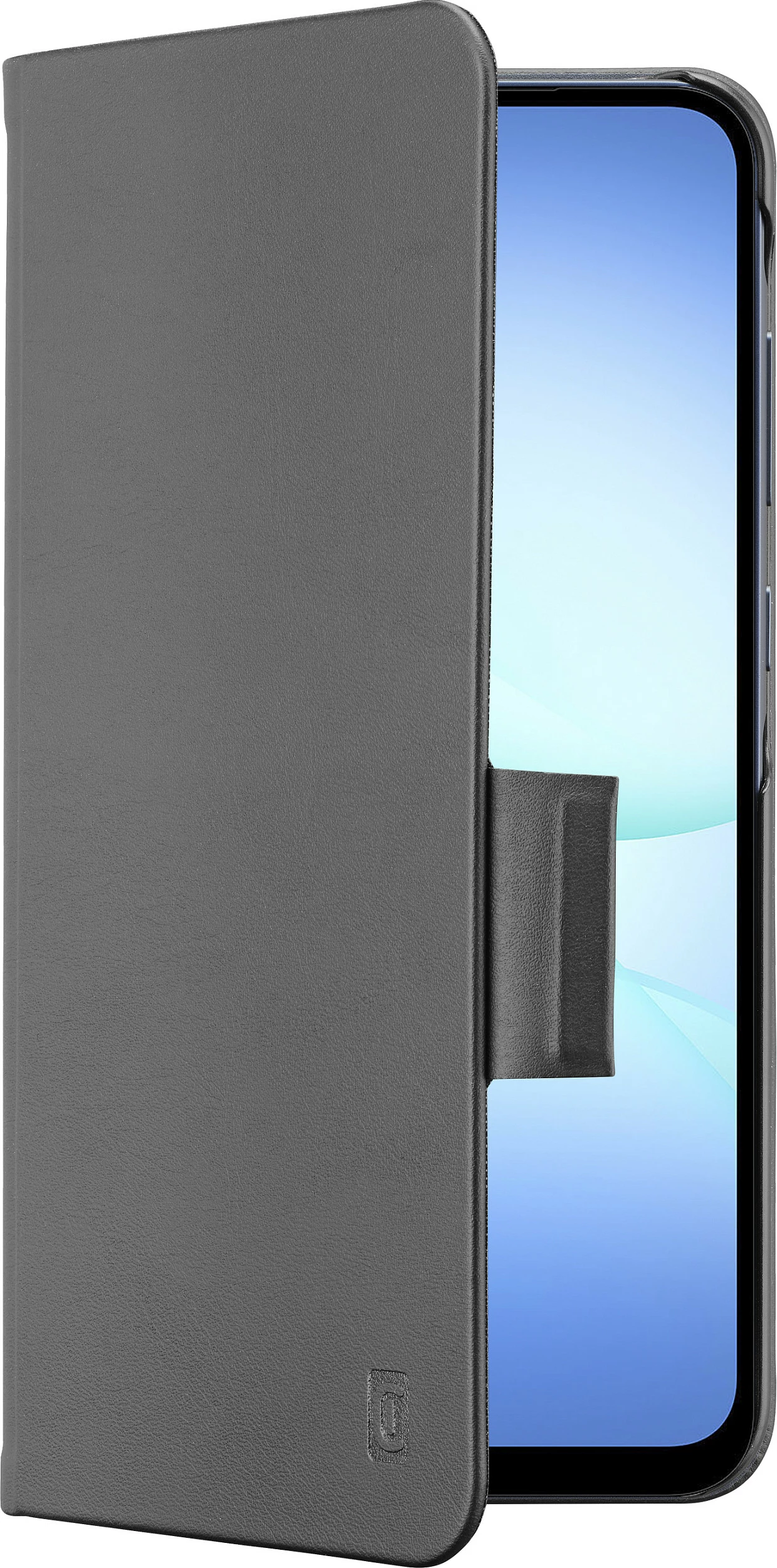Mbështjellës Cellularline Book Case për Samsung Galaxy A17 5G, folio me xhep karte dhe stand, i zi