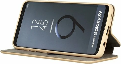 Mbështjellës flip HAVANA Premium Soft për Samsung Galaxy S21 Ultra G998, ngjyrë ari