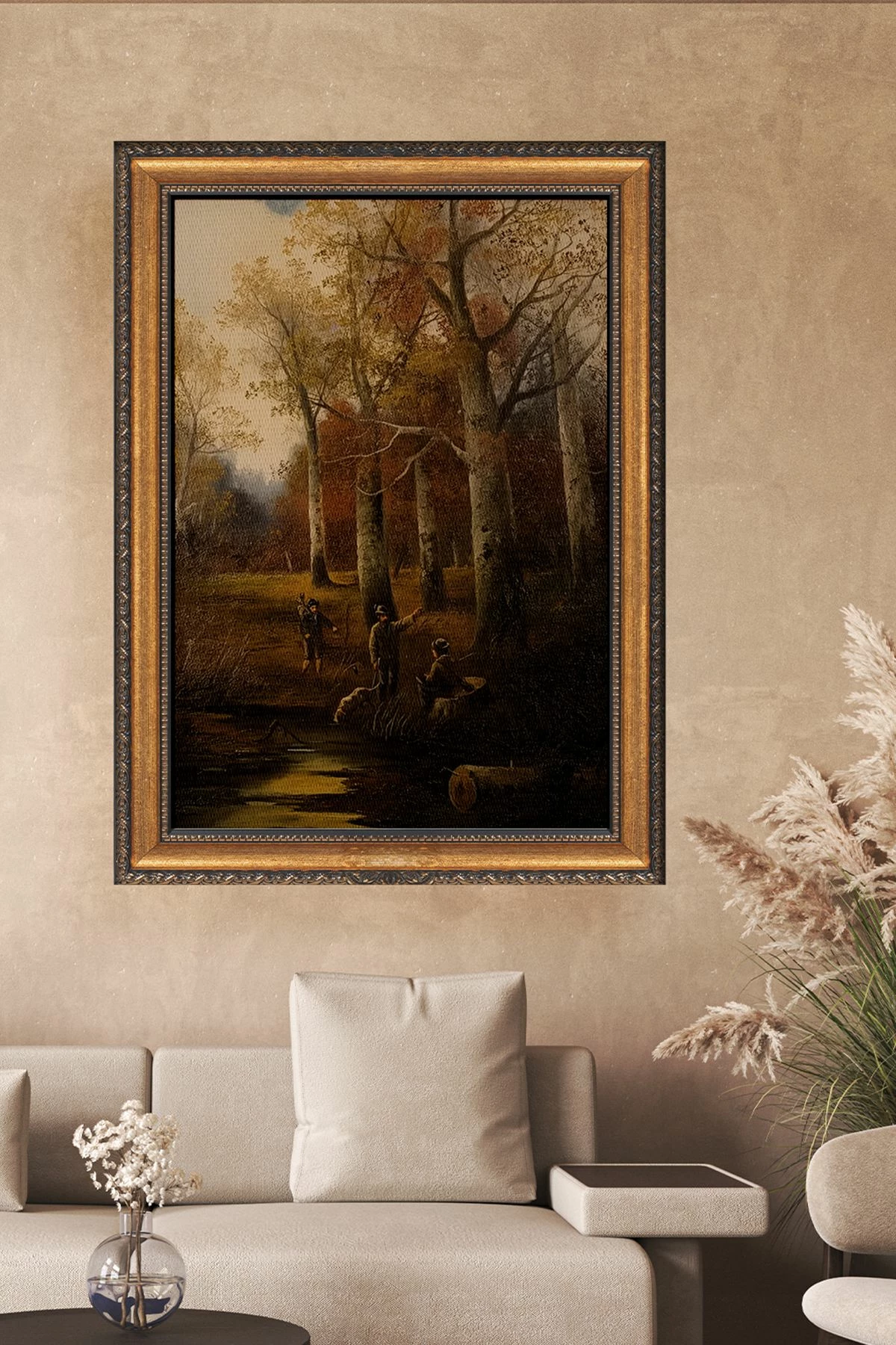 Pikturë dekorative në kanavacë me kornizë, shumëngjyrëshe, Wallity, ATCRCVCNVSMDL29, 50x70cm