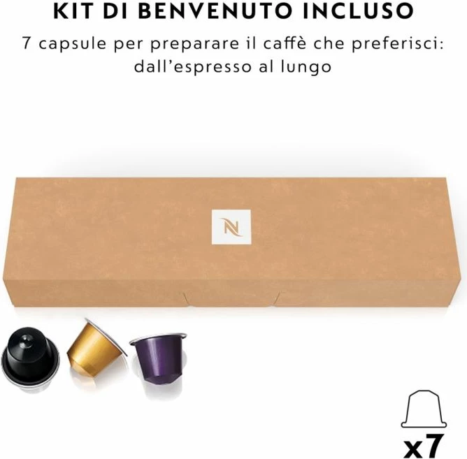 aparat kafeje kapsula Krups Nespresso Inissia XN1005, e kuqe
