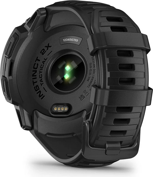 Smartwatch Garmin Instinct 2X Solar Tactical Edition, 1.1" MIP, GPS, 50 mm, e zezë