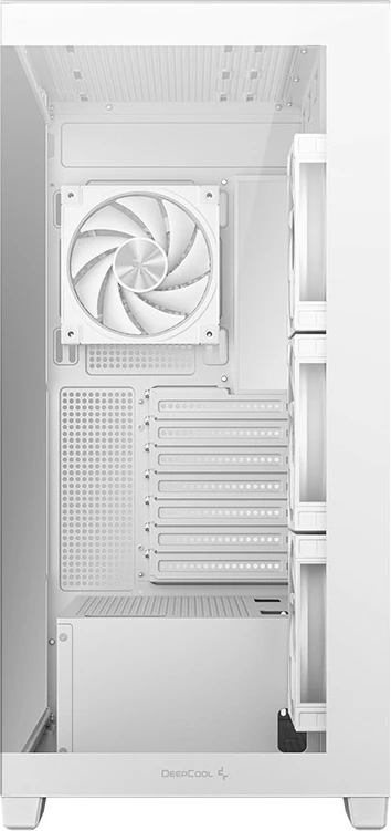 Kasë Deepcool CG580 4F V2, Midi Tower, xham i temperuar, RGB, e bardhë