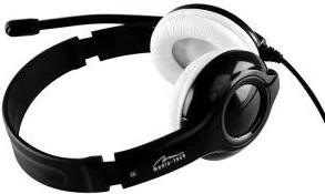 Kufje Media-Tech EPSILION MT3573 me mikrofon, USB, të zeza/bardha