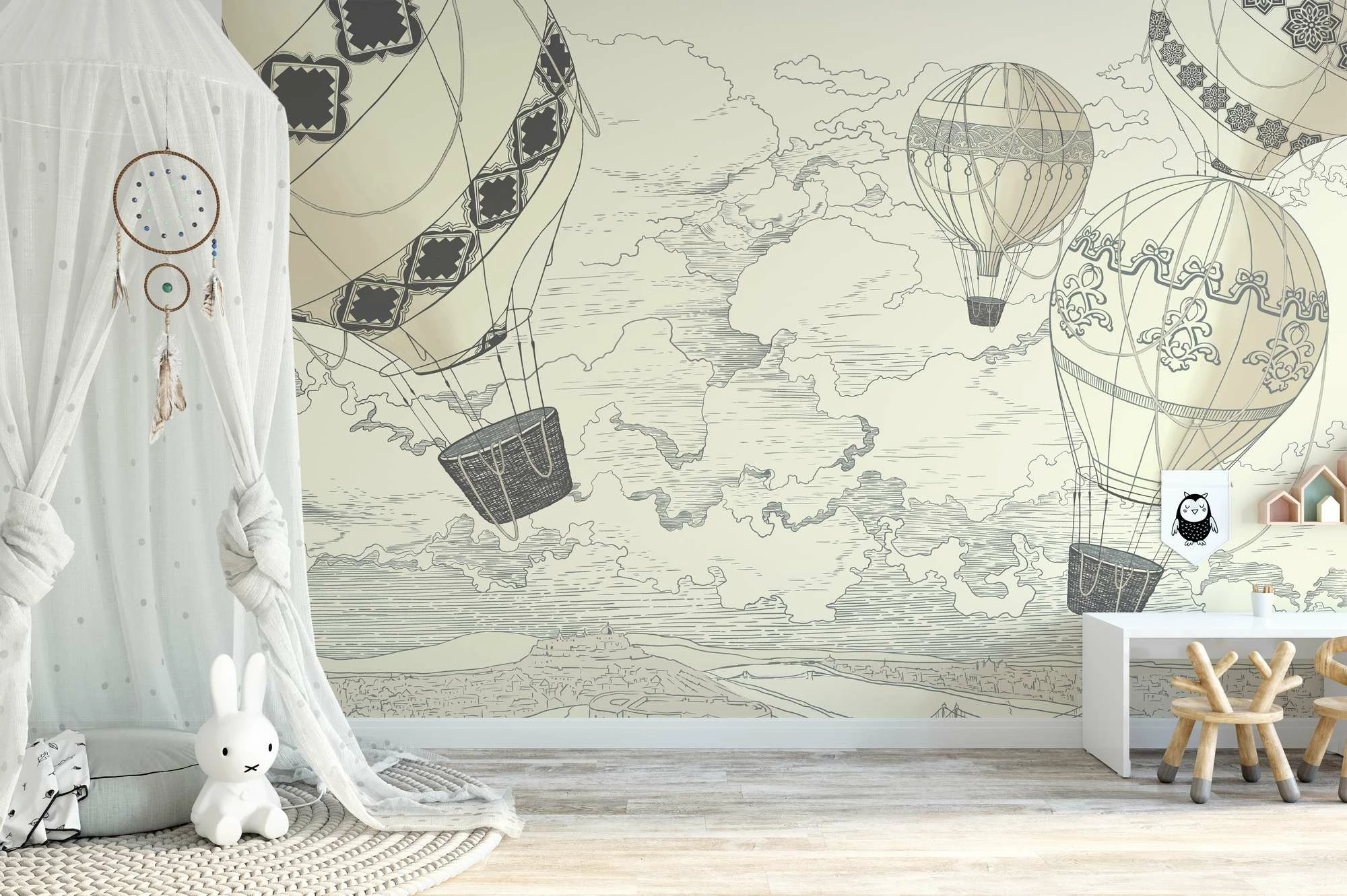 Murale muri Wallity, MDK-00157, 300x270cm