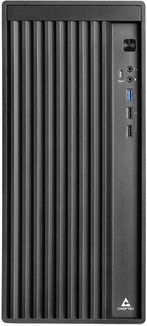 Kasë Chieftec BS-20B-OP mini tower uATX/Mini-ITX, pa PSU, USB-C, pa dritare, e zezë