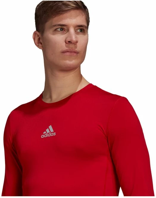 Maicë adidas TechFit për meshkuj, e kuqe [Madhësia: XL]