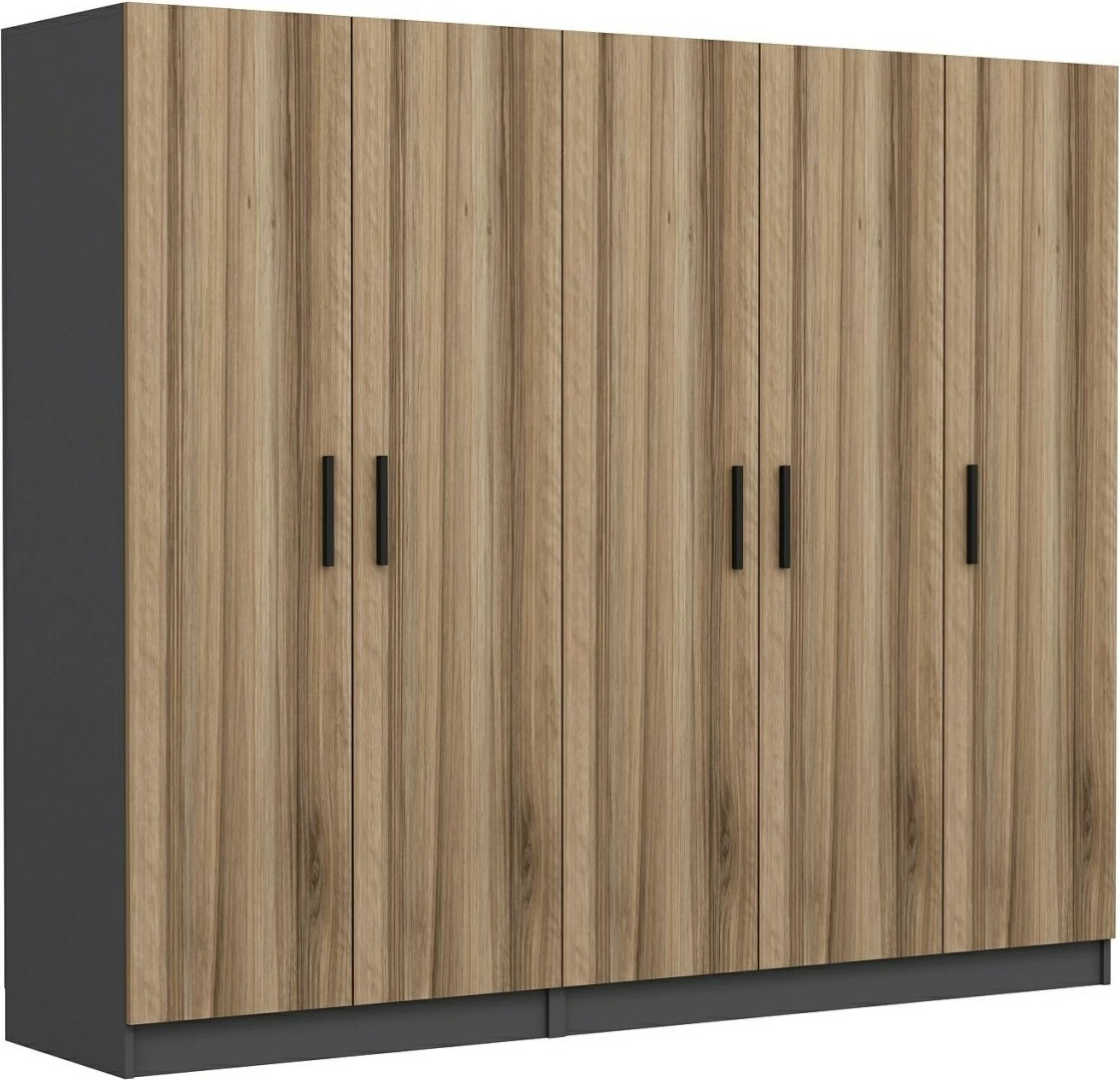 Dollap Skye Decor, ngjyrë dore, 225x190x52cm