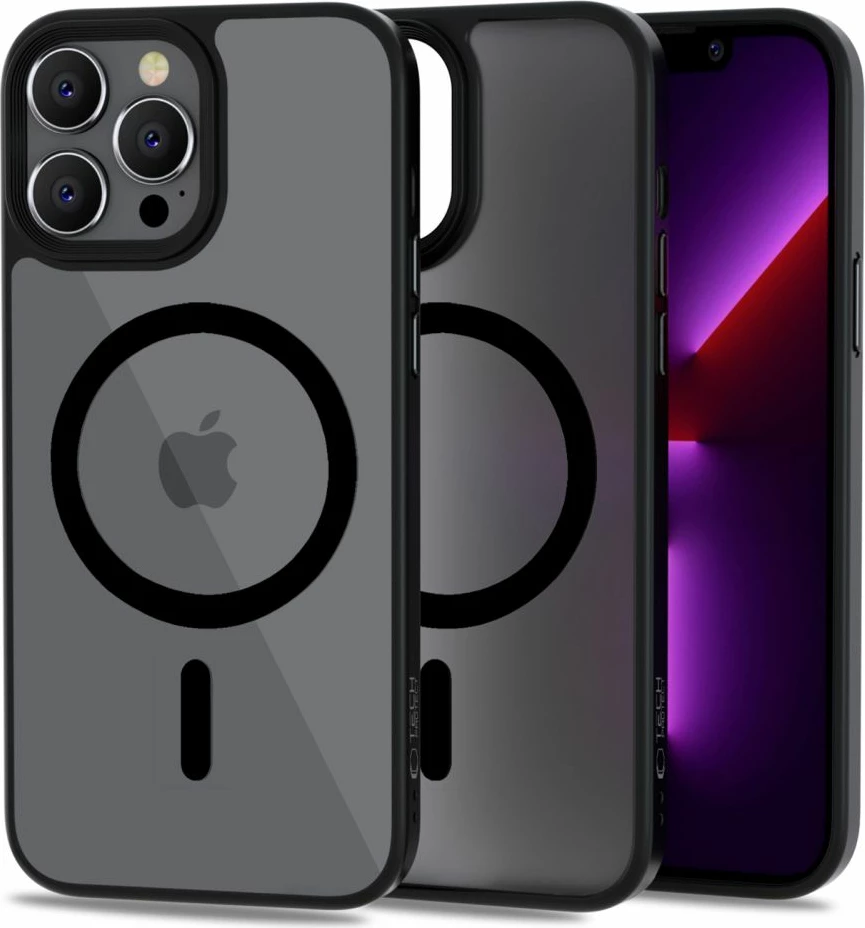 Mbështjellës Tech-Protect MagMat për iPhone 13 Pro, MagSafe, Mat, Zi