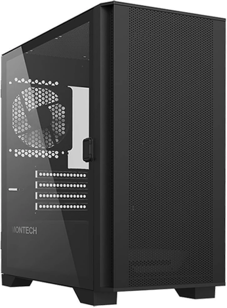 Kasë Montech AIR 100 LITE (B), desktop, e zezë
