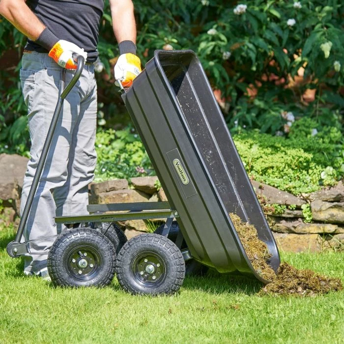 Karrocë kopshti VONHAUS 15/213 75L 250kg, e zezë