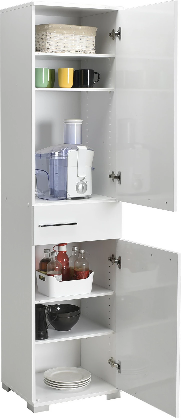 Dollap multifunksional, ngjyrë e bardhë, Hanah Home, Adr-421-Pp-1