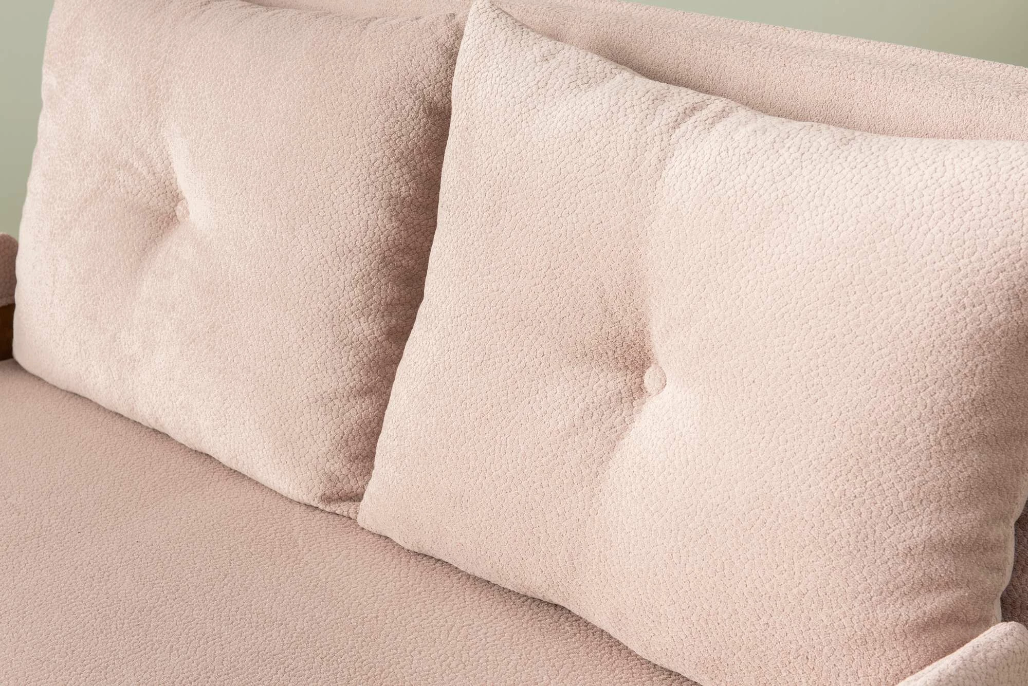 Divan-krevat dy ulëshe, Cosmo, ngjyrë mink, Atelier del Sofa