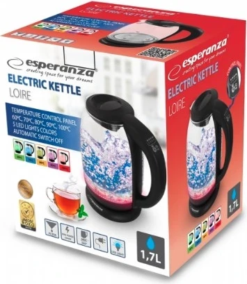 Çajnik elektrik Esperanza EKK027, 1.7 L, i zi