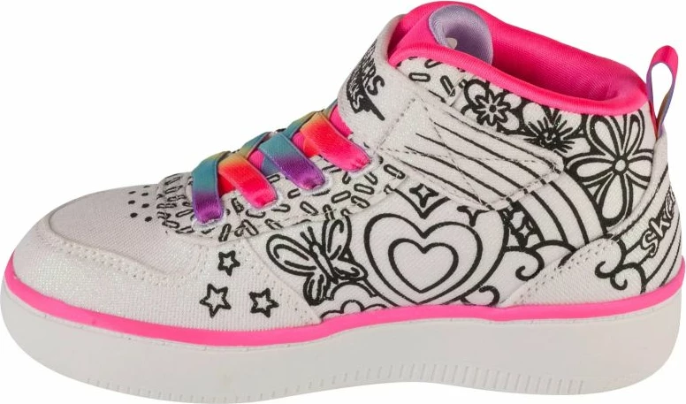 Atlete fëmijë Skechers, të bardha