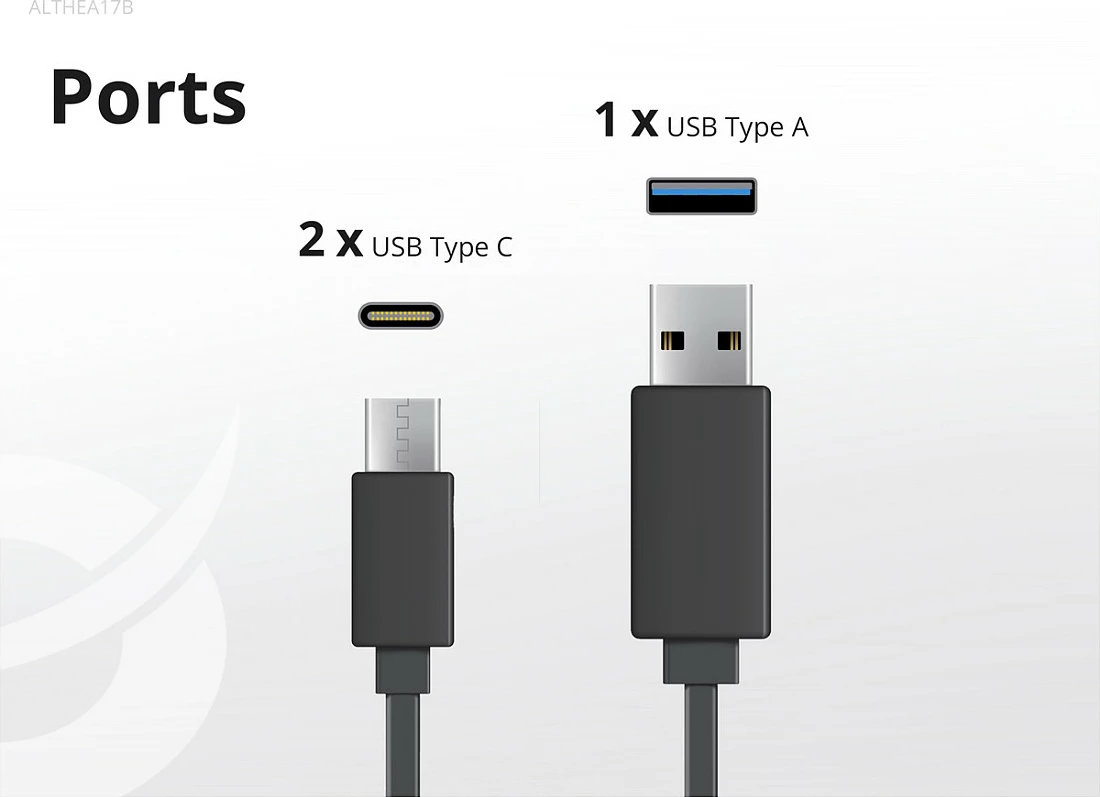 Karikues USB-C Conceptronic 67W GaN, 3 porta (2x USB-C PD, 1x USB-A QC), kabllo USB-C 1.5m, i zi