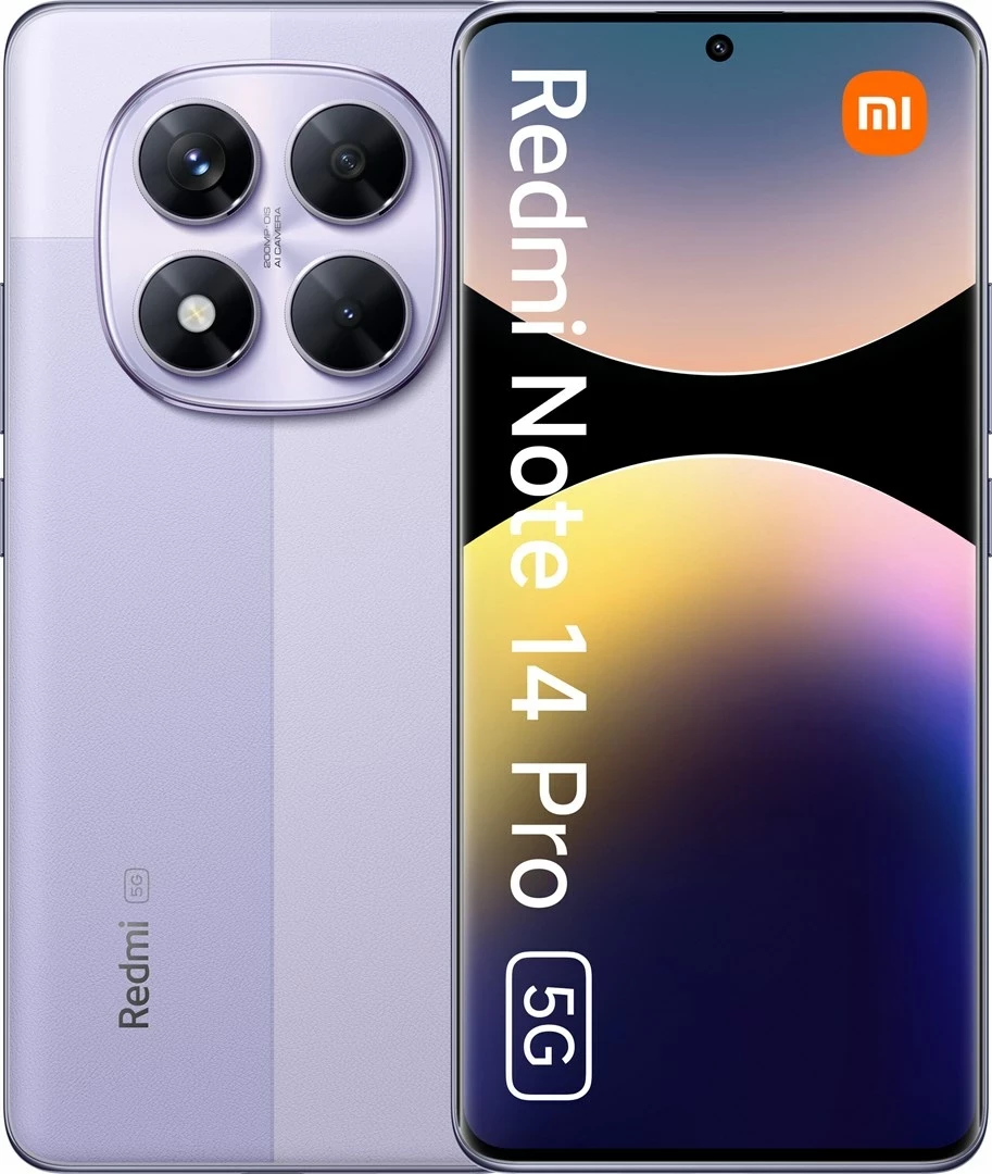 Celular Xiaomi Redmi Note 14 Pro, 6.67", 12+512GB,  5G, vjollcë    