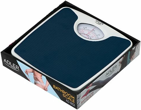 Peshore mekanike personale ADLER AD8151, 130 kg, saktësi 1 kg, blu