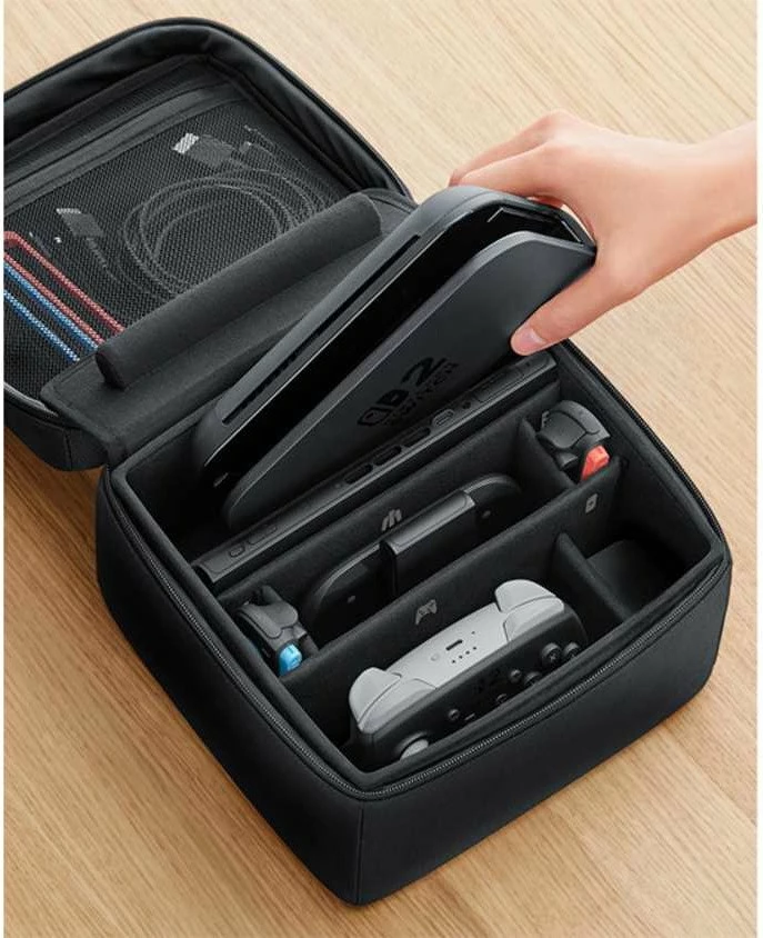 Çantë transporti Nintendo Switch 2 Carrying Case All in One N2P402, për Nintendo Switch/Switch 2, e zezë