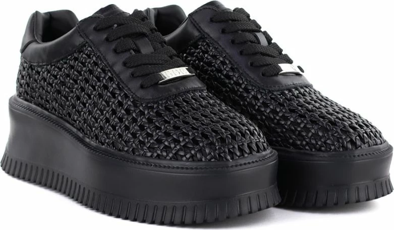 Atlete platforme femra GOE TT2N4043, të zeza