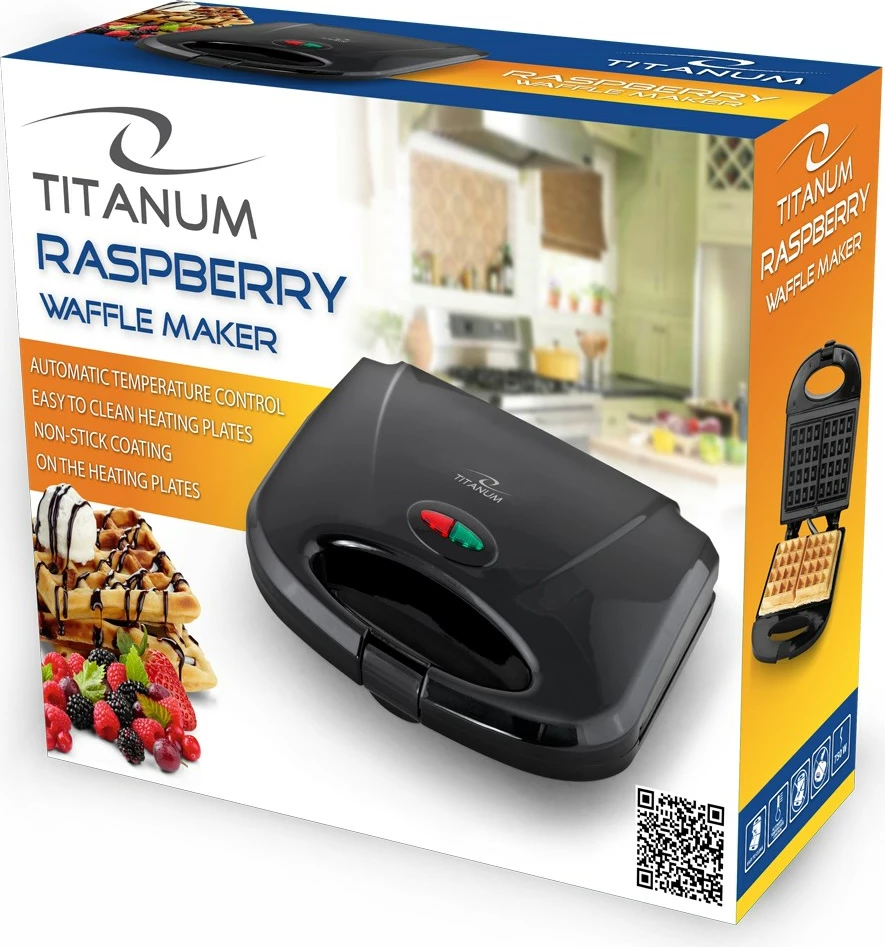 Toster për waffle Esperanza TKT003, 750W, i zi