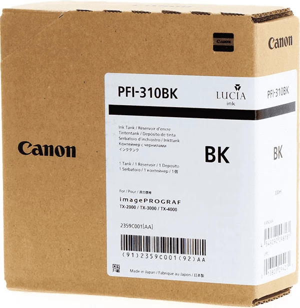 bojë printeri Canon PFI-310BK (2359C001) 330 ml e zezë