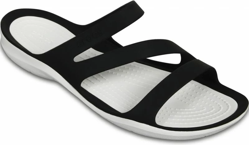 Sandalet për femra Crocs, të zeza dhe të bardha [Madhësia: 36 - 37]