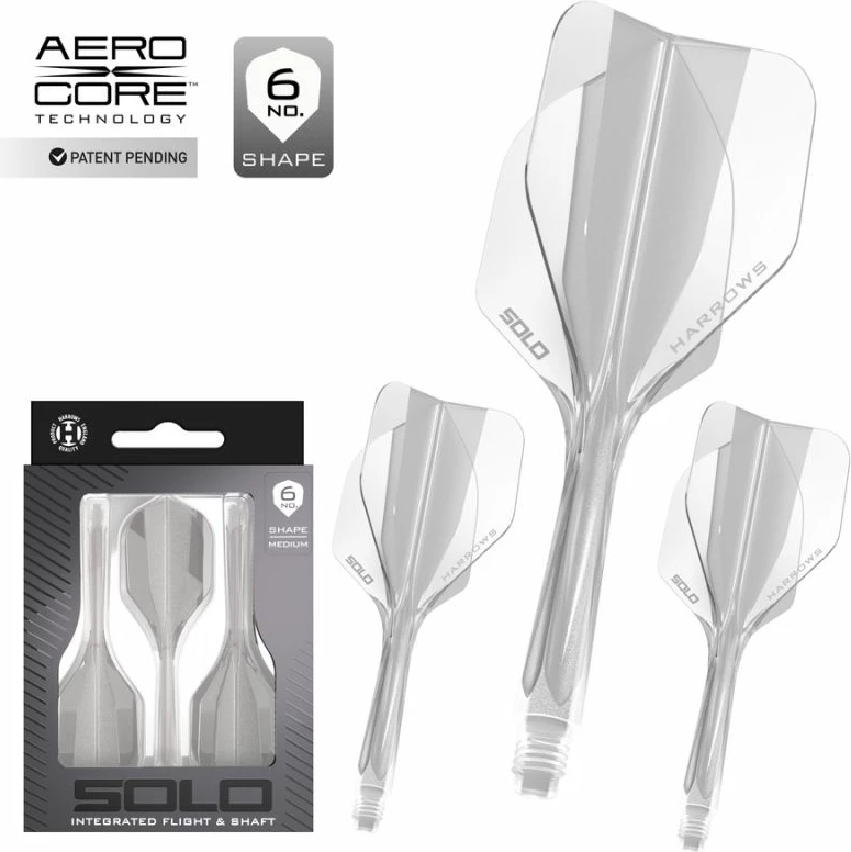 Aksesorë darts Harrows Solo pen, transparent