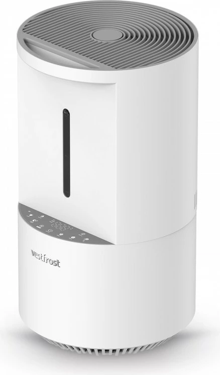 Lagështues ajri, Vestfrost VP-H2I40WH, avullues, 4 L, UV-C LED + Plasma ION, sensor lagështie, WiFi, i bardhë