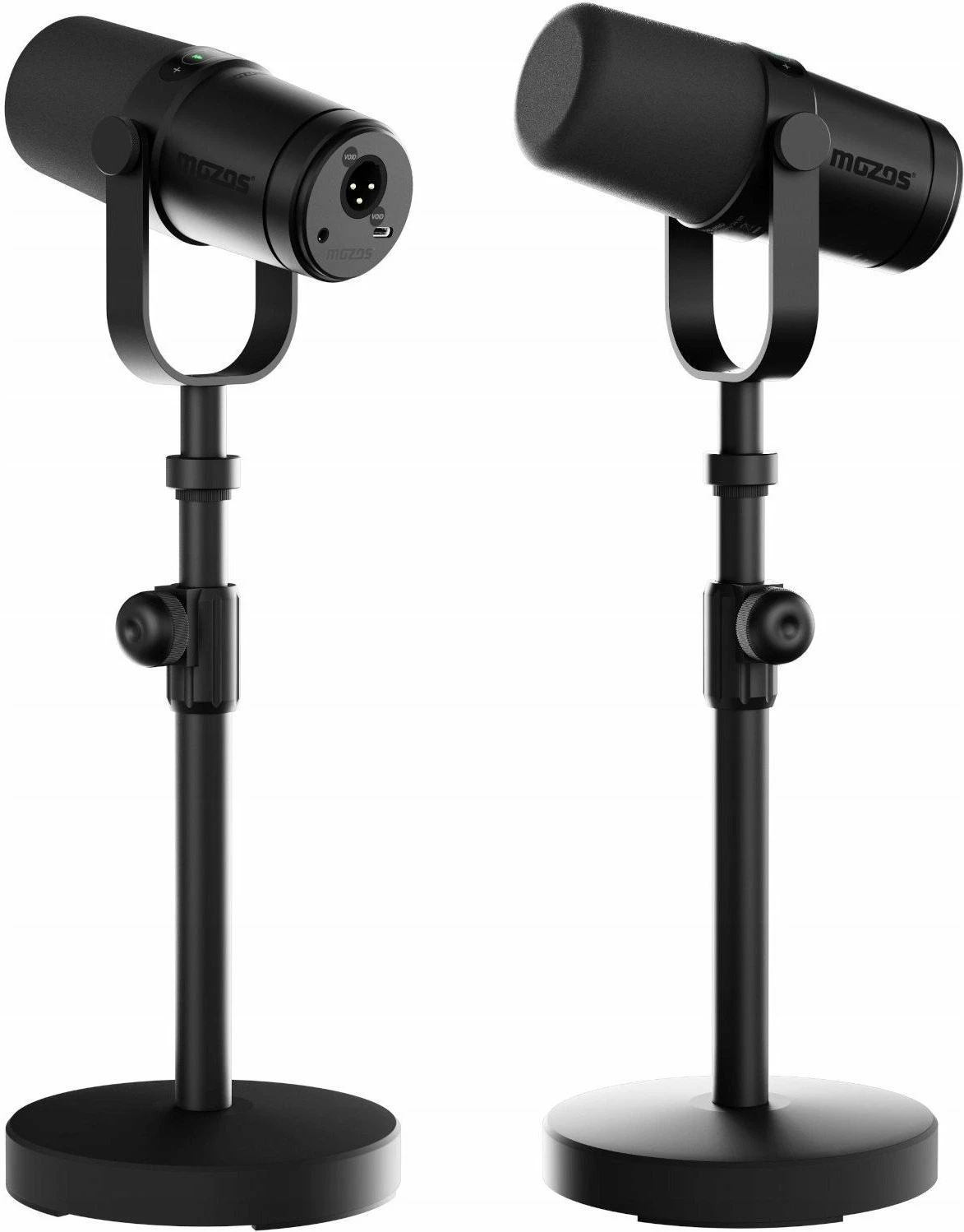 Mikrofon Mozos MKIT Studio Pro dinamik kardioid 192kHz/24-bit USB-C/XLR/3.5mm, set me stativ tavoline, i zi