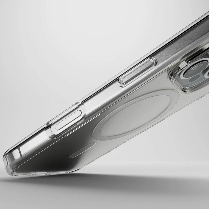 Mbrojtëse silikoni Puro Impact Clear D3O MagSafe për iPhone 16 Pro Max, transparente