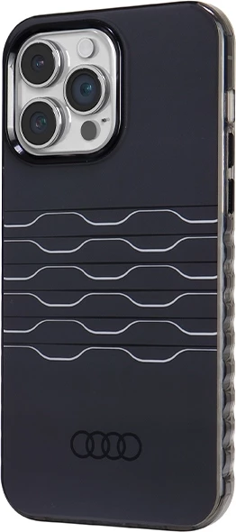 Mbështjellës Audi IML MagSafe për iPhone 14 Pro Max, i zi