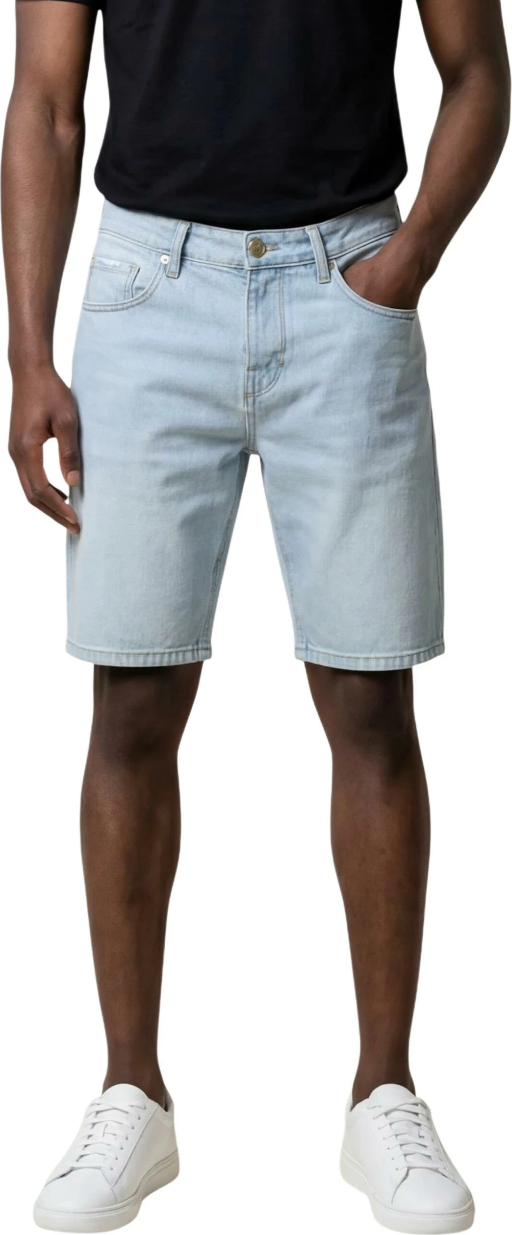 Shorce për meshkuj Antony Morato Argon Slim Fit MMDS00076-FA700169, denim i çelët