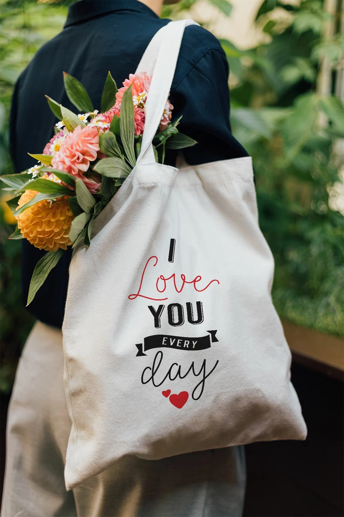 Çantë tote Zoozie Bags, model 11, shumëngjyrëshe