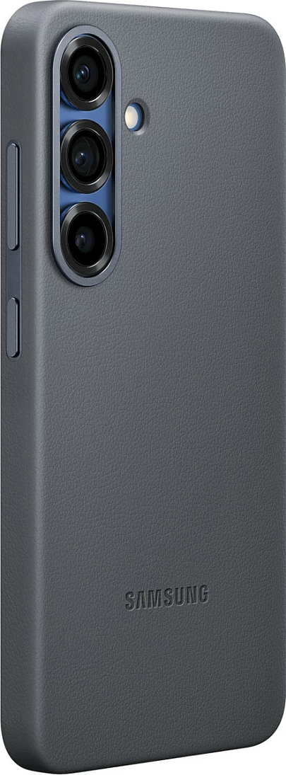 Mbështjellës Samsung Galaxy S25, Faux Leather, 15.8 cm (6.2"), Zi