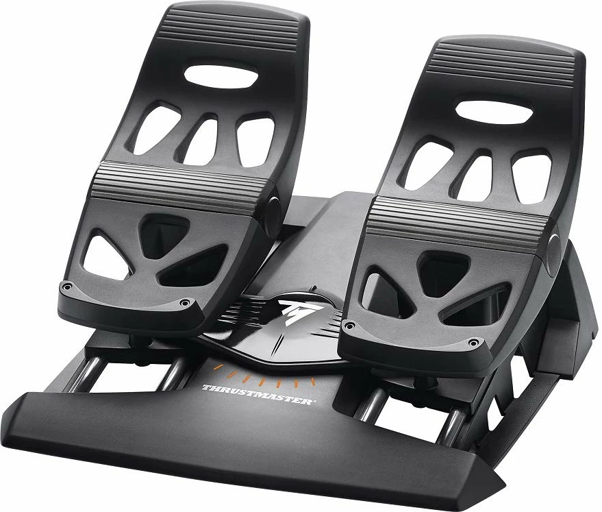 Pedale rudder fluturimi Thrustmaster TFRP, USB/RJ12, për PC/PS4/Xbox