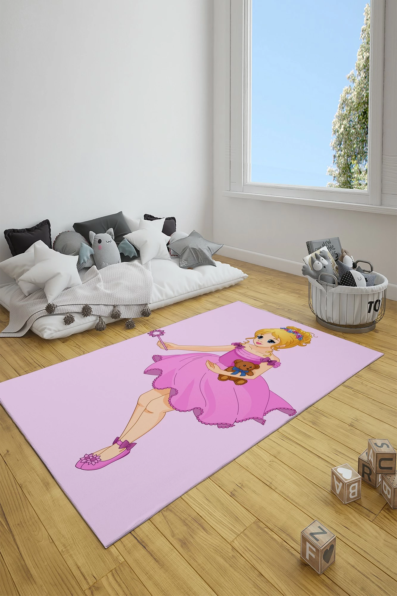 Qilim multikolor për fëmijë, 180x280cm, Conceptum Hypnose CT-3016