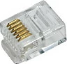 Konektor modular RJ12 6P6C LogiLink, unshielded, 100 copë