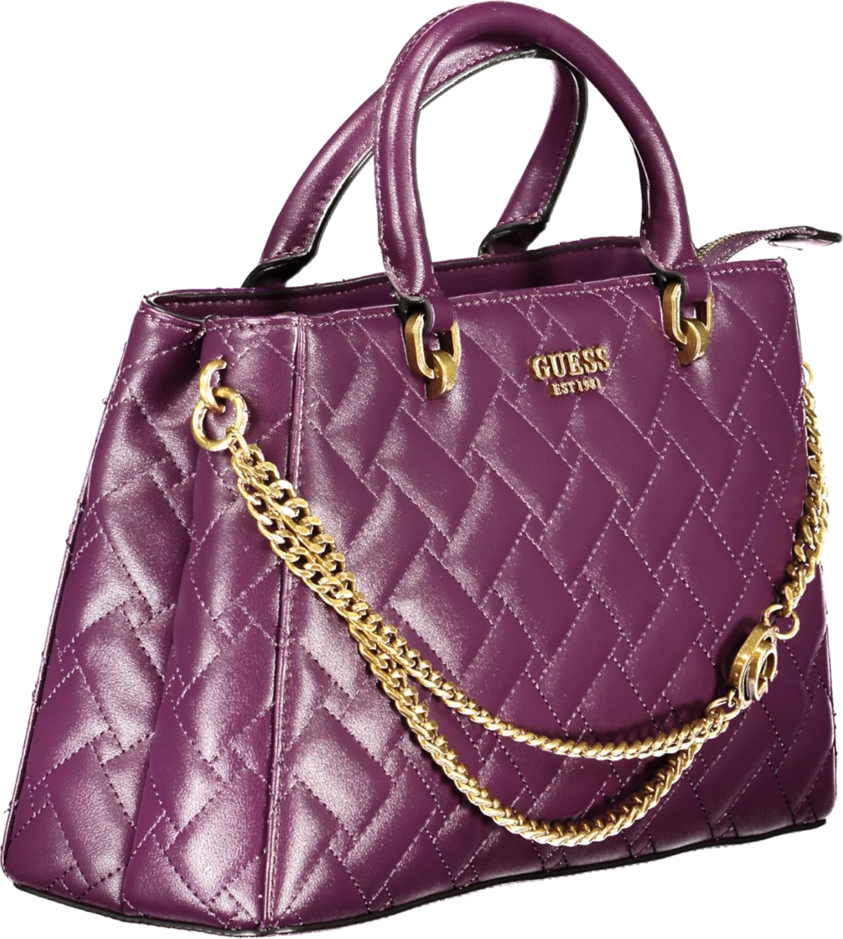 Çantë për femra GUESS JEANS Gracelynn, e purpurt