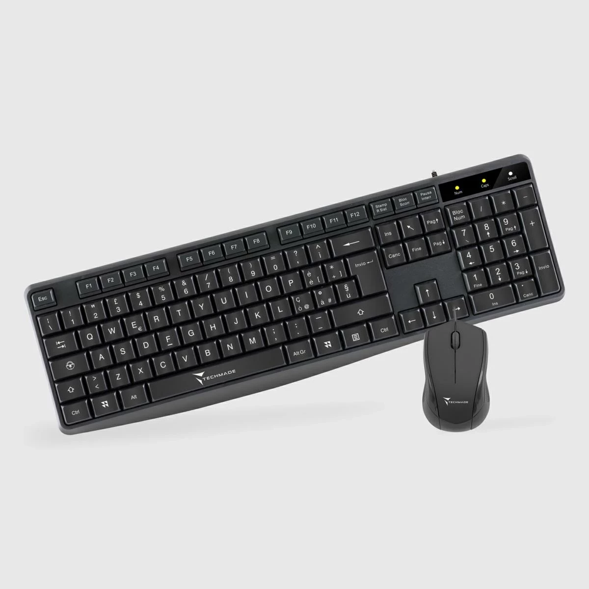 Kit tastierë + maus Techmade TM-KM002, e zezë