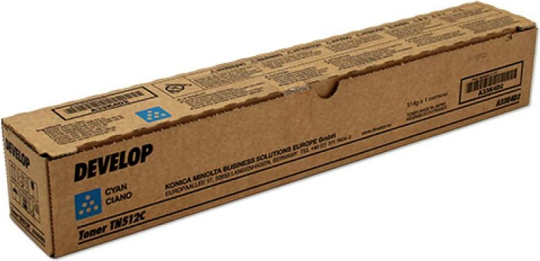 Toner, Develop TN-512 TN512 (A33K4D2), deri 24,000 faqe, kompatibil, Cyan
