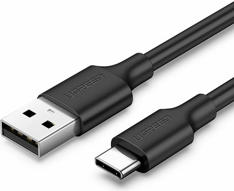 Kabllo Ugreen US287 60826, USB-A në USB-C, 3A, 3m, e zezë
