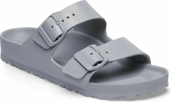 Flip-Flops për meshkuj Birkenstock, gri/argjend [Madhësia: 41]