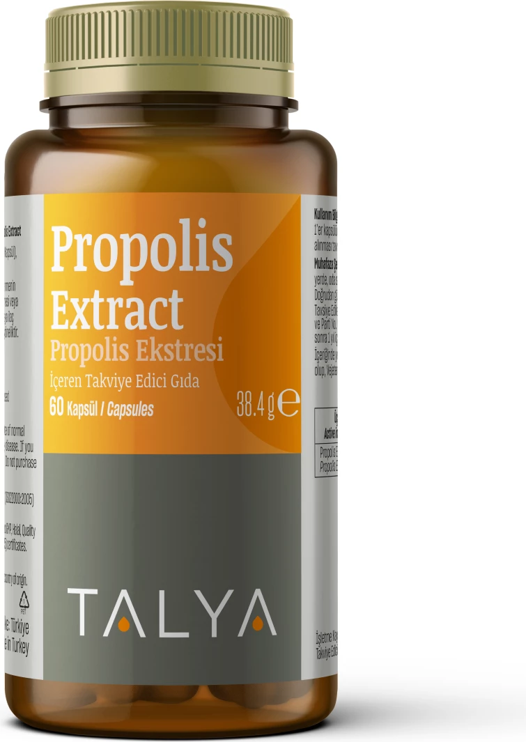 Propolis Extract 1500 mg, 60 capsules
