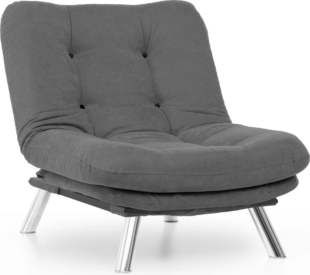 Karrige një vendëshe, Atelier del Sofa, Misa Solo, ngjyrë gri