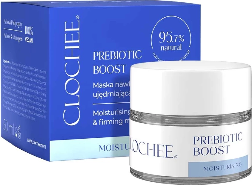 Maskë për fytyrë për femra Clochee Prebiotic Boost Moisturizing and Firming Mask 50ml