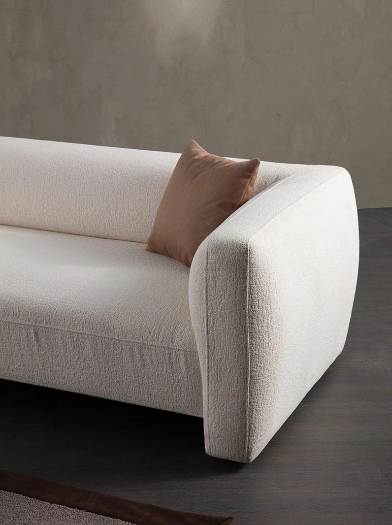 Divan treshe Rena 3, Atelier del Sofa, ngjyrë e bardhë