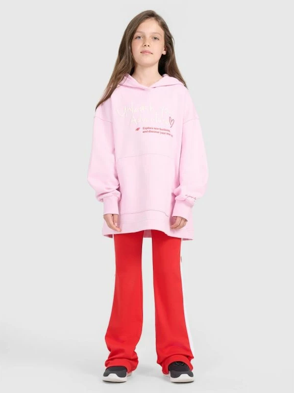 Duks oversize për femra 4F, rozë