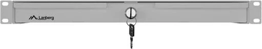Sirtar rack LANBERG 19" 1U 270mm, me bravë, gri